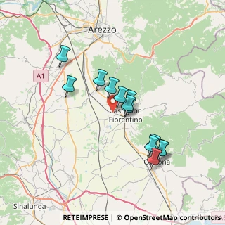 Mappa Via Arno, 52100 Castiglion Fiorentino AR, Italia (6.35308)