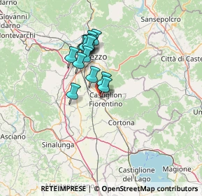Mappa Via Tevere, 52043 Castiglion Fiorentino AR, Italia (10.93071)
