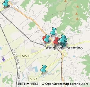 Mappa Via Tevere, 52043 Castiglion Fiorentino AR, Italia (1.92818)