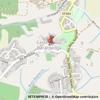 Mappa Via Giuseppe Garibaldi, 9, 53019 Castelnuovo Berardenga, Siena (Toscana)