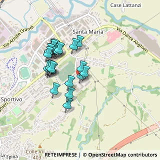 Mappa Via Rinalda Pavoni, 60044 Fabriano AN, Italia (0.41429)