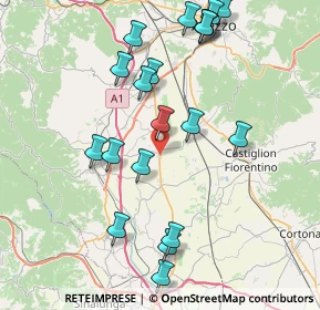 Mappa SP327, 52048 Montagnano AR, Italia (8.953)