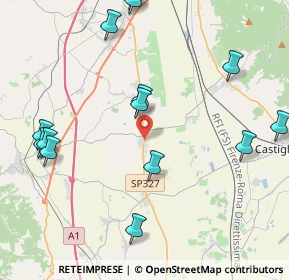 Mappa SP327, 52048 Montagnano AR, Italia (5.95059)