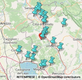 Mappa Via del Lavoro, 06019 Umbertide PG, Italia (15.6155)