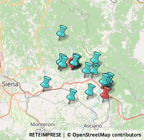 Mappa Via della Società Operaia, 53019 Castelnuovo Berardenga SI, Italia (5.248)