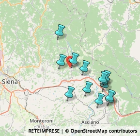 Mappa Via della Società Operaia, 53019 Castelnuovo Berardenga SI, Italia (7.60615)