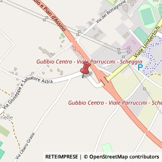 Mappa Via Giuseppe e Salvatore Asta, 06024 Gubbio PG, Italia, 06024 Gubbio, Perugia (Umbria)