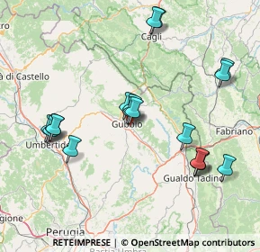 Mappa Via Lorenzo Perosi, 06024 Gubbio PG, Italia (16.69444)