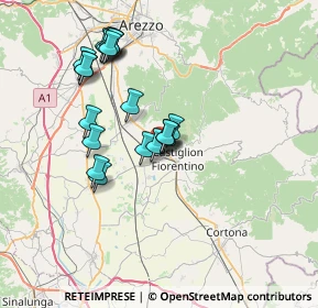 Mappa Via Maestri Del Lavoro D`Italia, 52043 Castiglion Fiorentino AR, Italia (6.792)