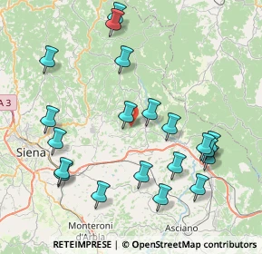 Mappa 53019 Castelnuovo Berardenga SI, Italia (9.2025)