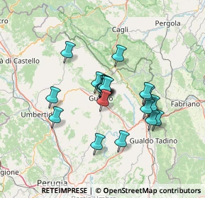 Mappa Via Giacomo Devoto, 06024 Gubbio PG, Italia (10.085)