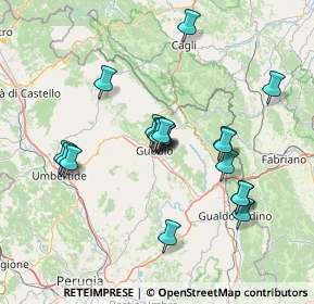 Mappa Via Giacomo Devoto, 06024 Gubbio PG, Italia (13.37421)