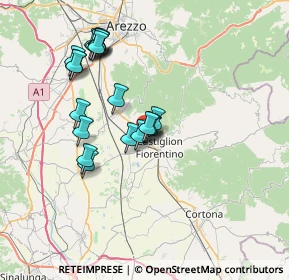 Mappa Via S. Antonino, 52043 Castiglion Fiorentino AR, Italia (6.8505)