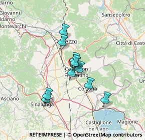 Mappa Via S. Antonino, 52043 Castiglion Fiorentino AR, Italia (9.86818)