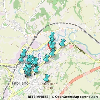 Mappa Via Bruno Buozzi, 60044 Fabriano AN, Italia (1.0765)