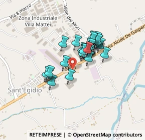 Mappa SP 77 della Val di Chienti, 62010 Sambucheto MC (0.29333)