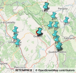 Mappa Via Campo di Marte, 06024 Gubbio PG, Italia (15.593)