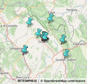 Mappa Via Campo di Marte, 06024 Gubbio PG, Italia (8.33333)