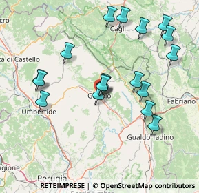 Mappa Via Campo di Marte, 06024 Gubbio PG, Italia (16.00889)