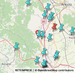 Mappa Via S. D'Acquisto, 52048 Monte San Savino AR, Italia (10.061)