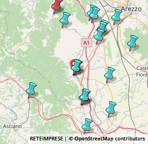 Mappa Via S. D'Acquisto, 52048 Monte San Savino AR, Italia (9.0835)