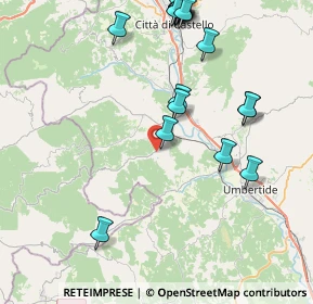 Mappa Via del Refari 2 Calzolaro di, 06019 Umbertide PG, Italia (10.4145)