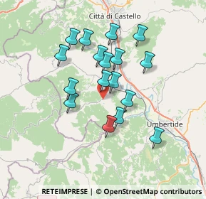 Mappa Via del Refari 2 Calzolaro di, 06019 Umbertide PG, Italia (6.20588)