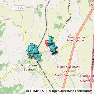 Mappa Via Milaneschi, 52048 Monte San Savino AR, Italia (0.6335)