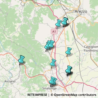 Mappa Via Milaneschi, 52048 Monte San Savino AR, Italia (9.367)
