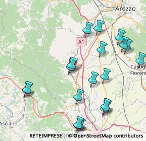 Mappa Via Milaneschi, 52048 Monte San Savino AR, Italia (9.8015)