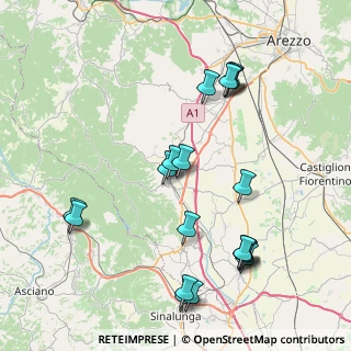 Mappa Via Adolfo Ficai, 52048 Monte San Savino AR, Italia (9.352)