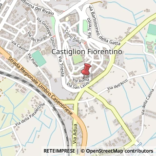 Mappa Via Roma, 15, 52043 Castiglion Fiorentino, Arezzo (Toscana)