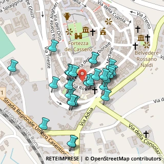 Mappa Via Roma, 52043 Castiglion Fiorentino AR, Italia (0.08966)