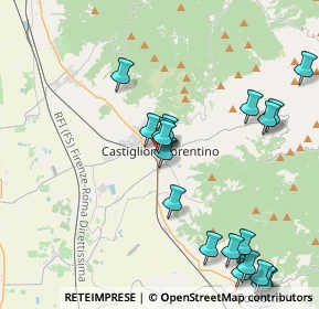 Mappa Via Roma, 52043 Castiglion Fiorentino AR, Italia (5.126)