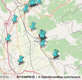 Mappa Via Roma, 52043 Castiglion Fiorentino AR, Italia (9.0575)
