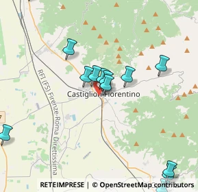 Mappa Via Isonzo, 52043 Castiglion Fiorentino AR, Italia (4.68538)