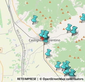 Mappa Via Isonzo, 52043 Castiglion Fiorentino AR, Italia (5.276)