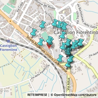 Mappa Via Piave, 52043 Castiglion Fiorentino AR, Italia (0.21)