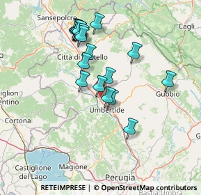 Mappa Viale Indipendenza, 06019 Umbertide PG, Italia (14.263)