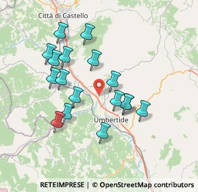 Mappa Viale Indipendenza, 06019 Umbertide PG, Italia (6.87529)