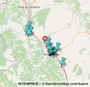 Mappa Viale Indipendenza, 06019 Umbertide PG, Italia (5.58071)