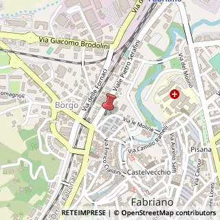 Mappa Viale Pietro Serafini, 45, 60044 Fabriano, Ancona (Marche)