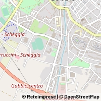 Mapa Gubbio