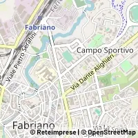 Mapa Fabriano