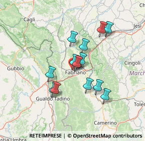 Mappa Via Carlo Urbani, 60044 Fabriano AN, Italia (10.88429)