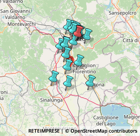 Mappa Località Poggio Ciliegio, 52100 Arezzo AR, Italia (10.773)