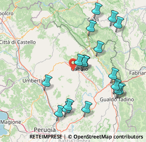 Mappa Località Fontanelle, 06024 Gubbio PG, Italia (17.45647)