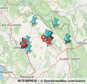 Mappa Località Fontanelle, 06024 Gubbio PG, Italia (10.689)