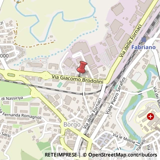Mappa Via Giacomo Brodolini, 73, 60044 Fabriano, Ancona (Marche)