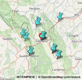 Mappa Via Brodolini, 60044 Fabriano AN, Italia (12.25333)